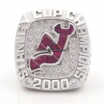 2000 New Jersey Devils Stanley Cup Championship Ring(C.Z.logo/Premium)